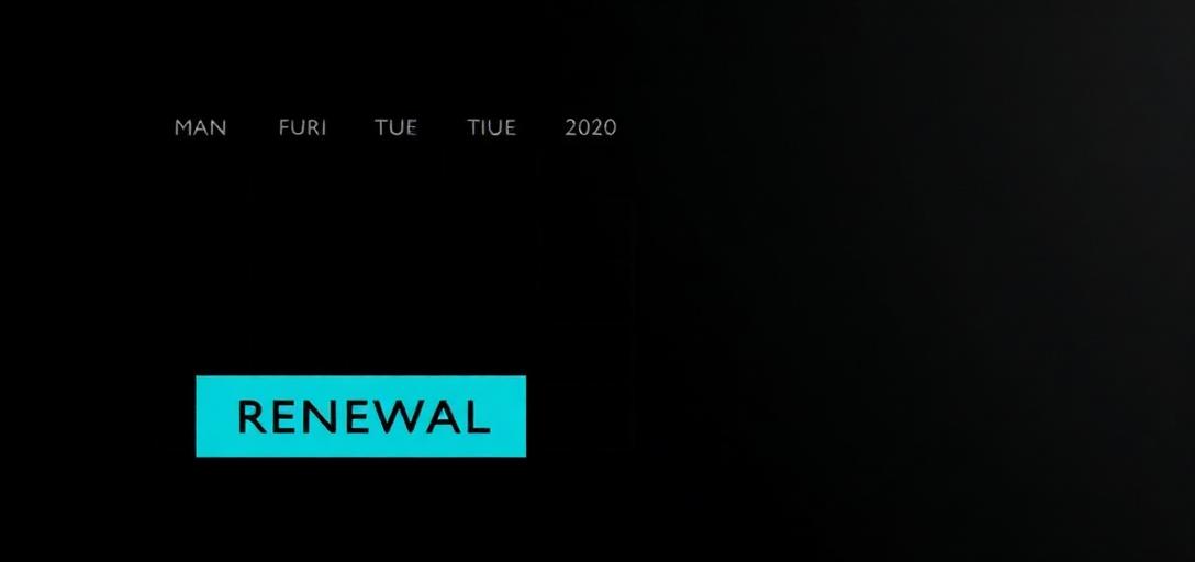 Renewal date highlighted on calendar